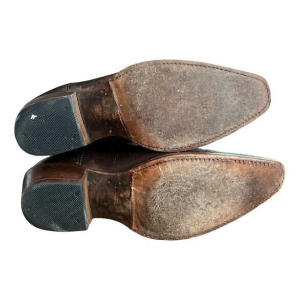 Shyanne Loretta Womens Boots Cowboy Western Leather Brown Size 8-1/2 B - Picture 8 of 11